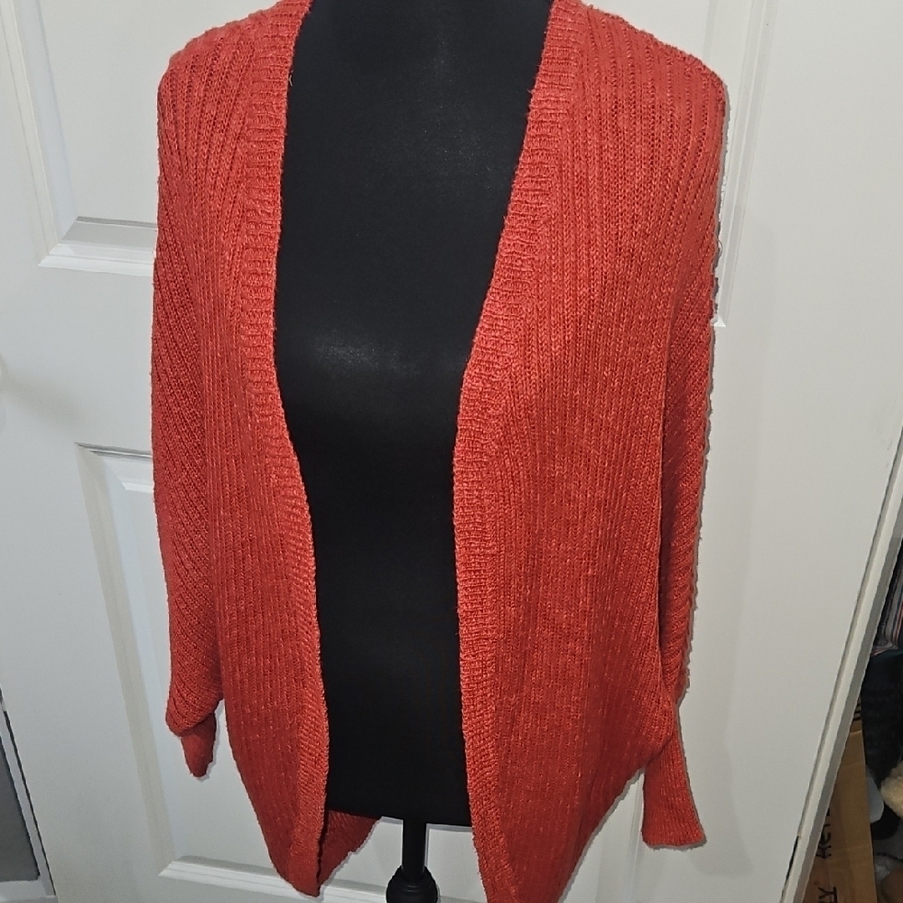 Umgee Rust Open-Front Cardigan - Picture 8 of 8